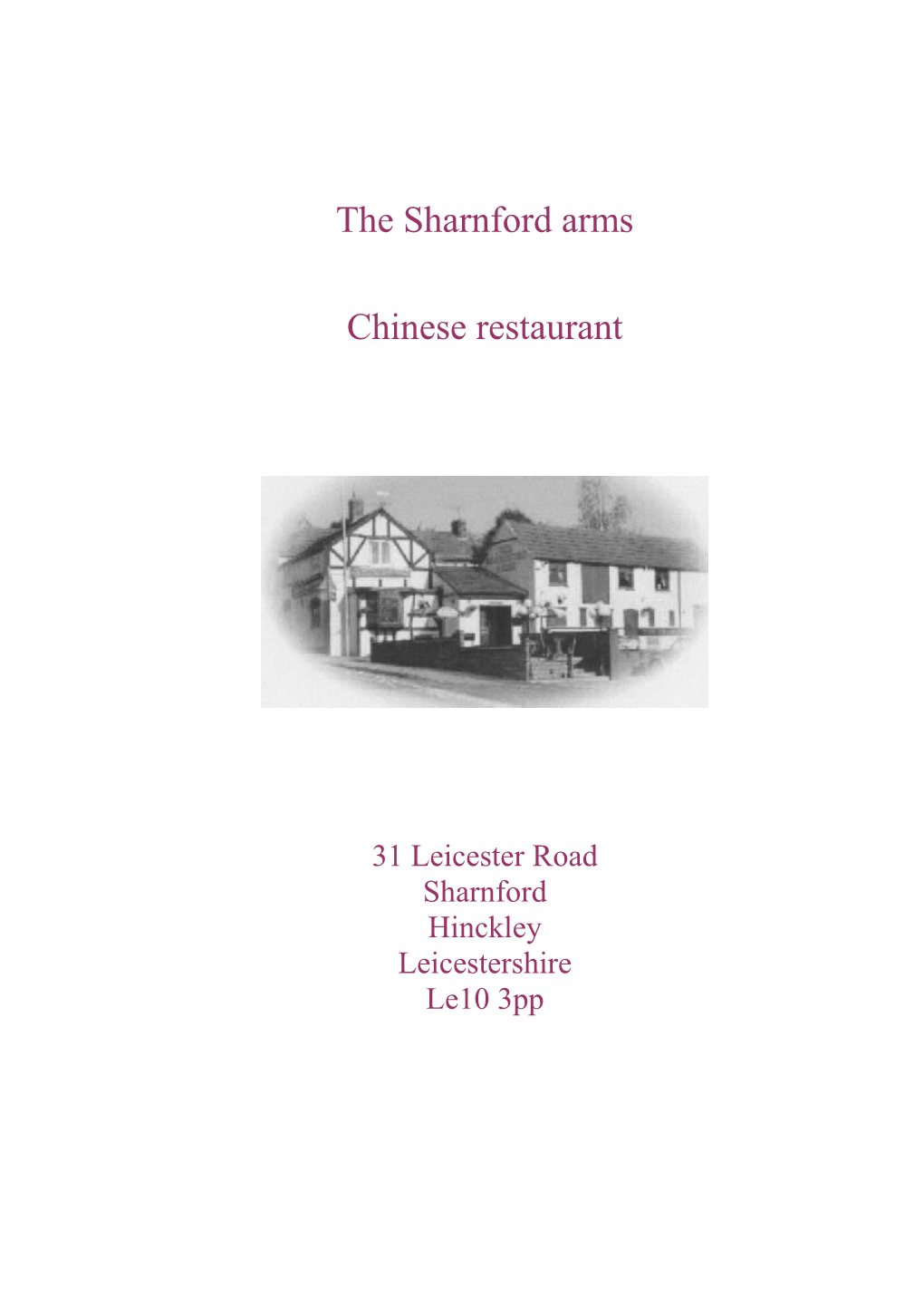 The Sharnford Arms