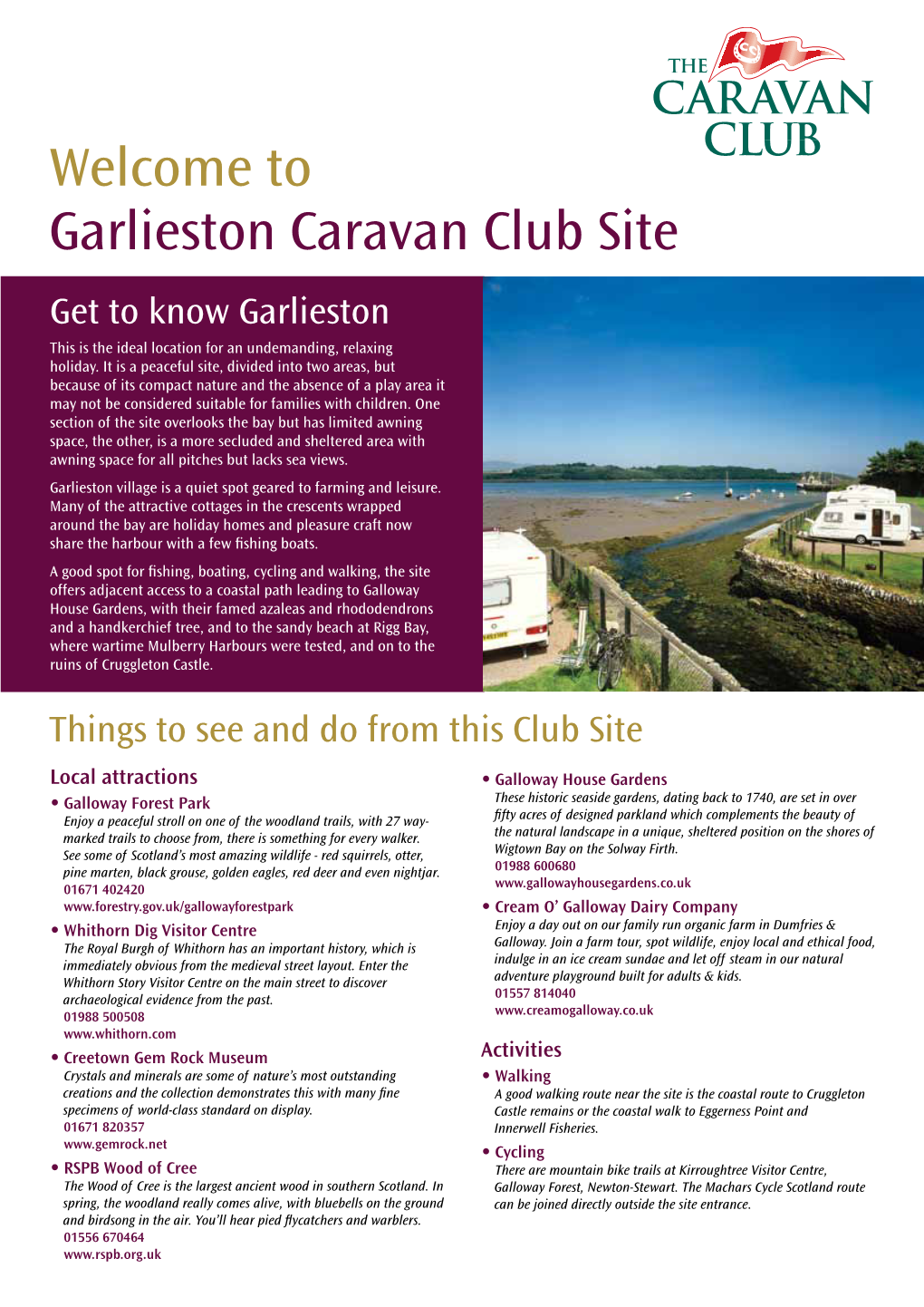 Garlieston Caravan Club Site Get to Know Garlieston This Is the Ideal Location for an Undemanding, Relaxing Holiday