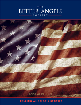 Annual Report Letter from the Better Angels Society