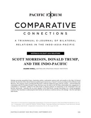 Scott Morrison, Donald Trump, and the Indo-Pacific