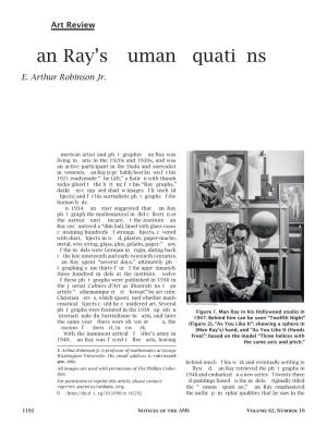 Man Ray's Human Equations
