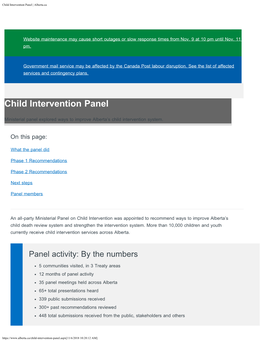 Child Intervention Panel | Alberta.Ca