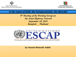 UNESCAP Seminar on Regulations of the Permissible Weights