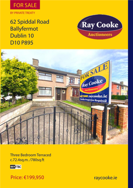 62 Spiddal Road Ballyfermot Dublin 10 D10 P895 for SALE