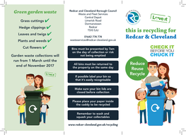 Recycling Leaflet