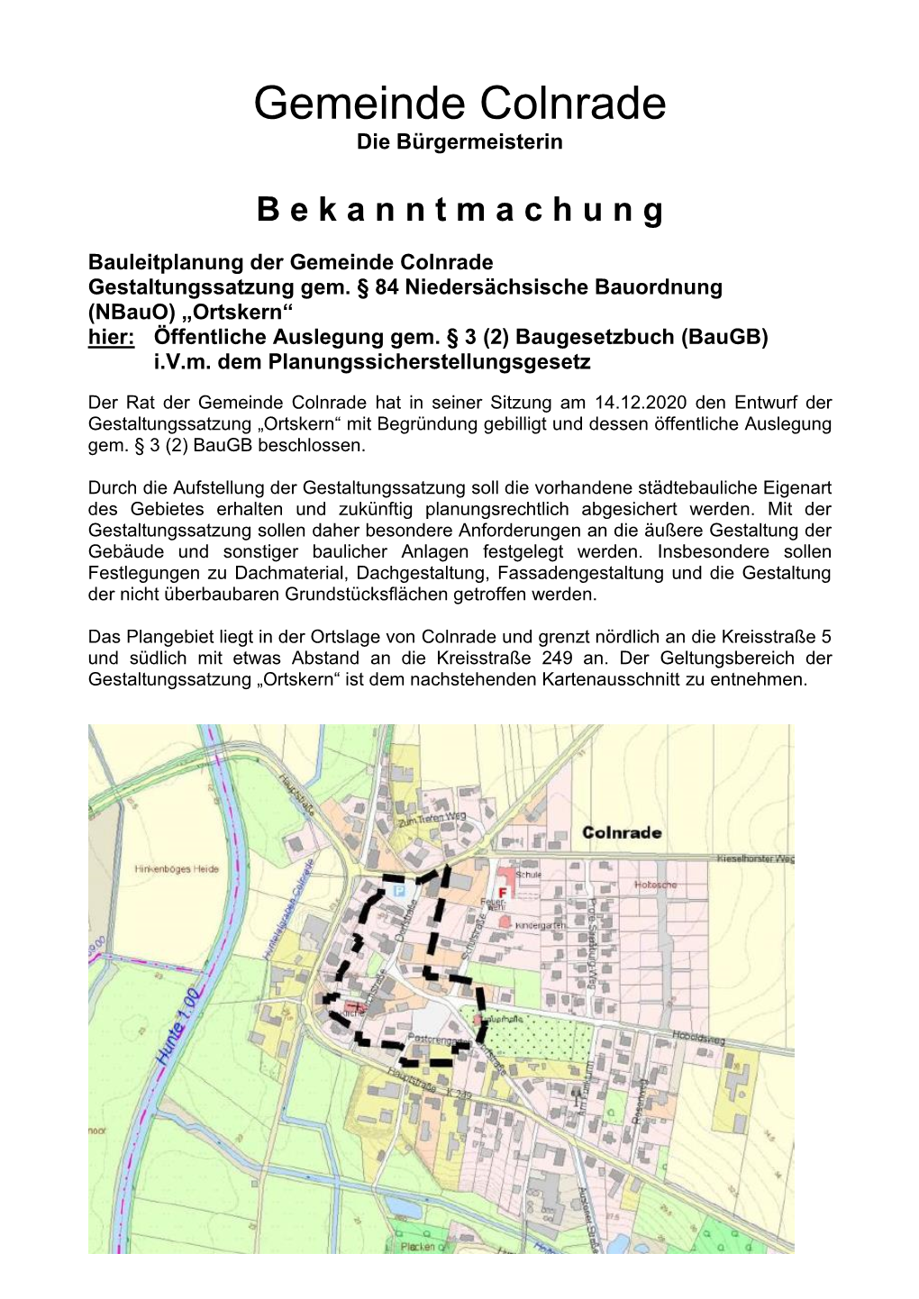 Gemeinde Colnrade Die Bürgermeisterin