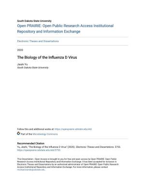 The Biology of the Influenza D Virus