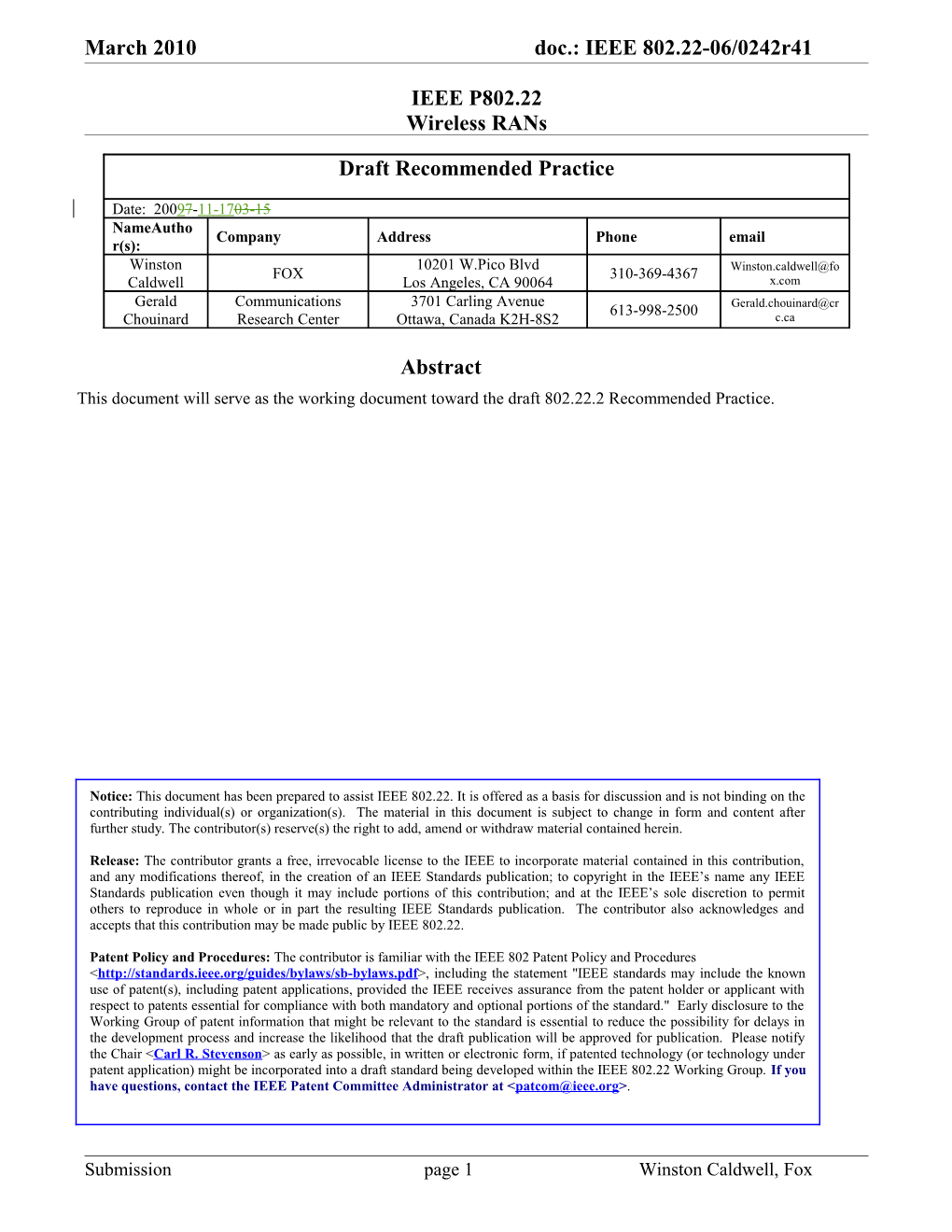 1.1 Coverage and Interference Prediction Model