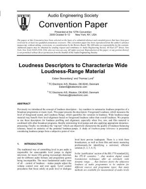 Convention Paper