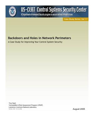 Full Network Perimeters Case Study Document
