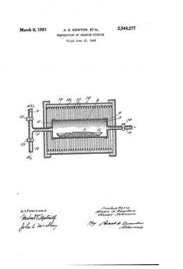 March 6, 1951 a 5, NEWTQN Eral 2,544,277 PREPARATION of URANIUM NITRIDE Filed June L2, 1945 Patented Mar