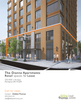The Dianne Apartments Retail Spaces for Lease 535 NW 11Th Ave