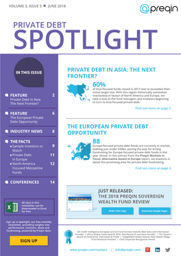 Private Debt Spotlight