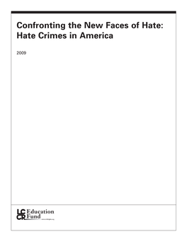Hate Crimes in America