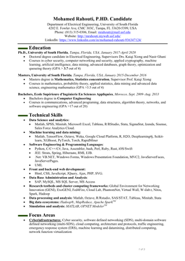 Full Curriculum Vitae (PDF)