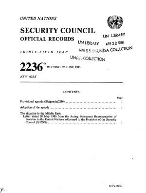 Security Council Official Rec