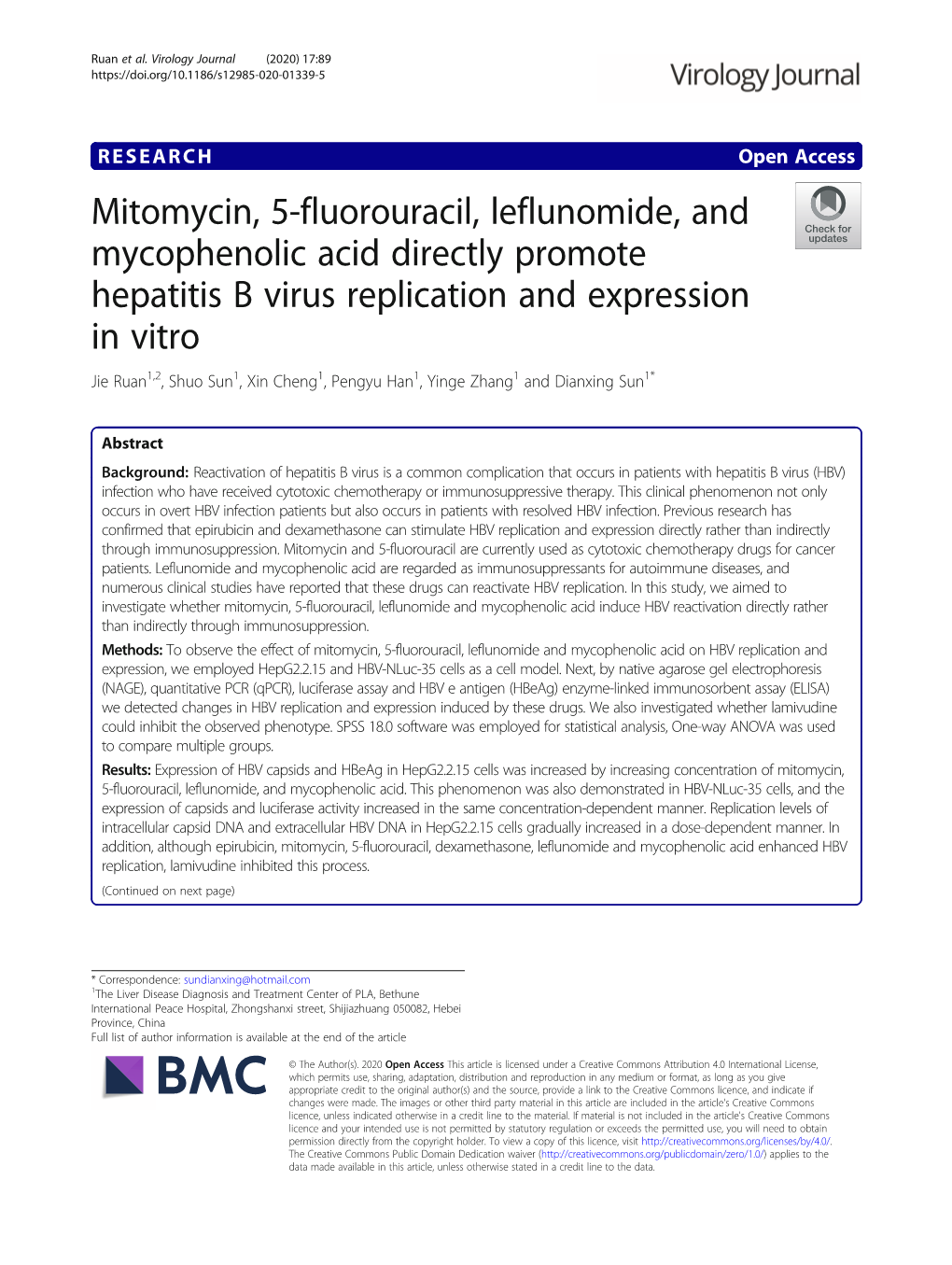 Mitomycin, 5-Fluorouracil, Leflunomide, and Mycophenolic Acid Directly