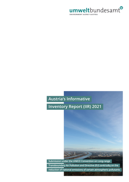 Austria's Informative Inventory Report