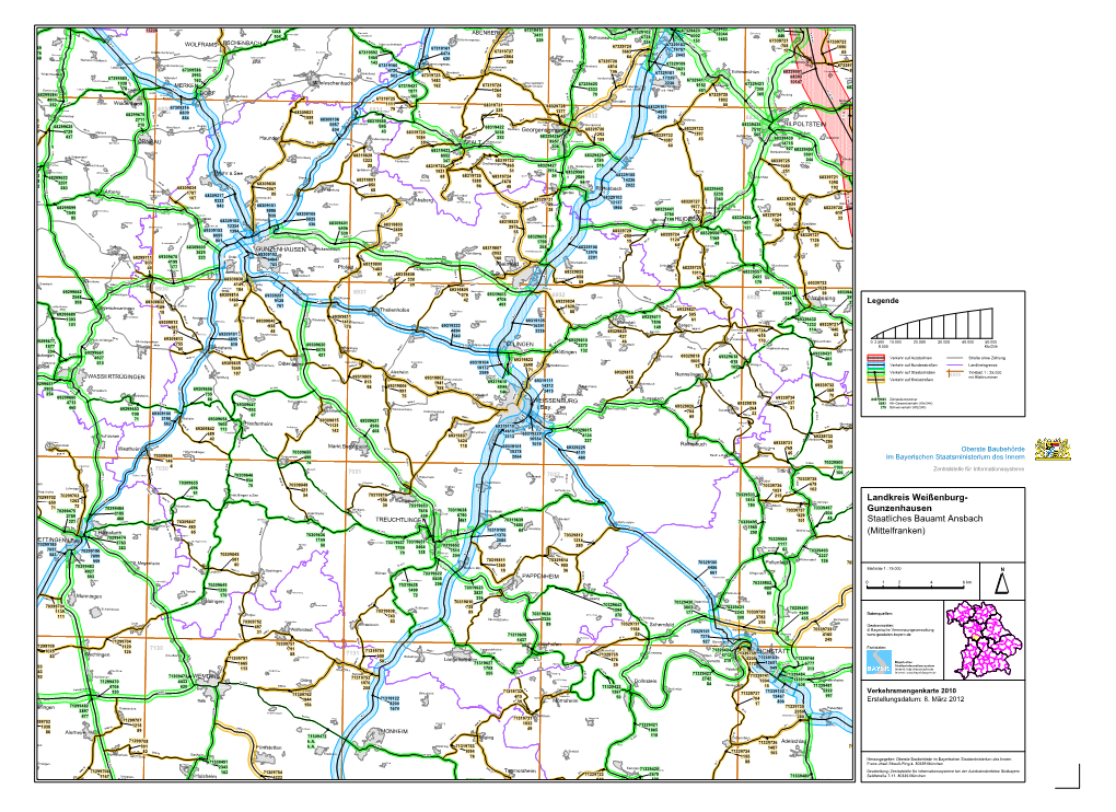 Landkreis Weißenburg- 1263 B 466 Wettelsheim Erkertshofen