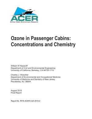Ozone in Passenger Cabins: Concentrations and Chemistry