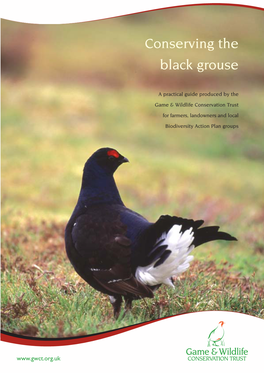 Conserving the Black Grouse