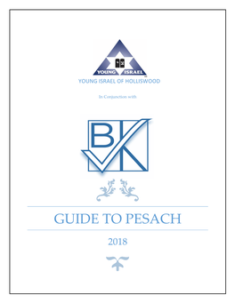 Guide to Pesach