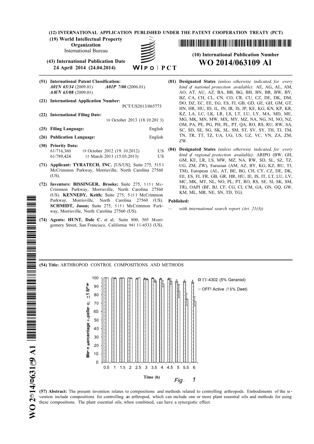 WO 2014/063109 Al 24 April 2014 (24.04.2014) P O P C T