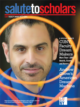 CUNY Faculty Dream Makers Andrew Grove's American Dream Machine