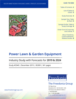 Power Lawn & Garden Equipment