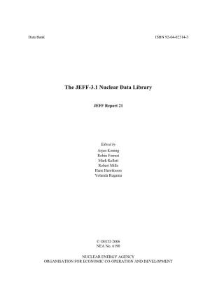 The JEFF-3.1 Nuclear Data Library