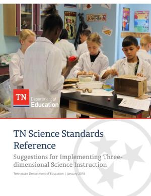 Tennessee Science Standards Reference