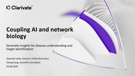 Coupling AI and Network Biology