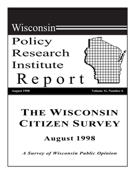 WPRI 8-98 Report Citz Survey (Page 1)
