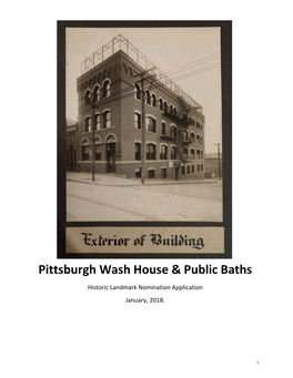 Pittsburgh Wash House & Public Baths
