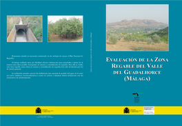 Evaluación De La Zona Regable Del Valle Del Guadalhorce (Málaga) Evaluación De La Zona Regable Del Valle Del Guadalhorce