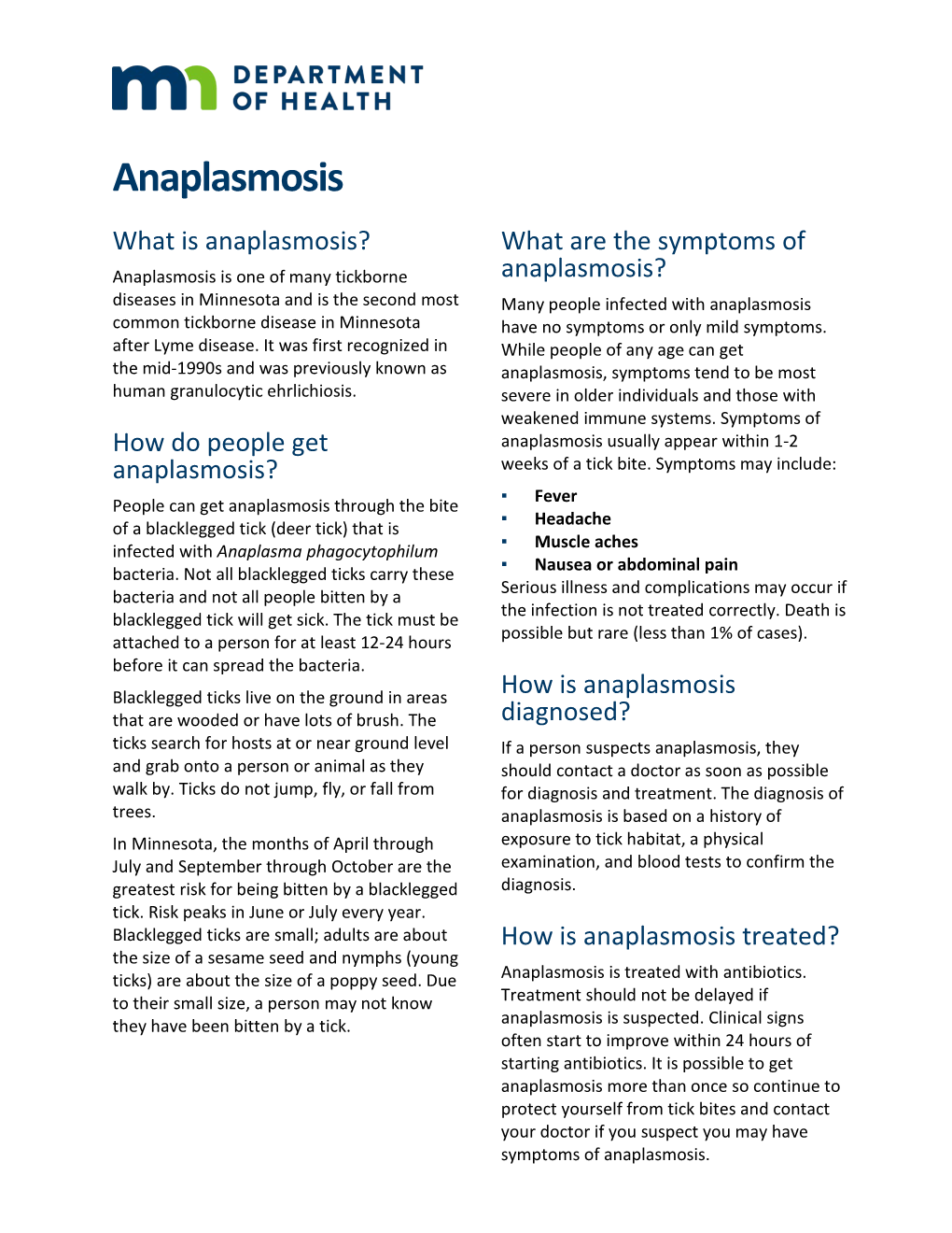 Anaplasmosis.Pdf