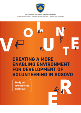 Creating a More Enabling Environment for Development of Volunteering in Kosovo