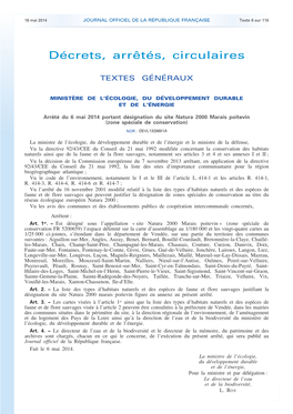 JOURNAL OFFICIEL DE LA RÉPUBLIQUE FRANÇAISE Texte 8 Sur 115