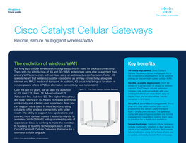 Cisco Catalyst Cellular Gateways At-A-Glance
