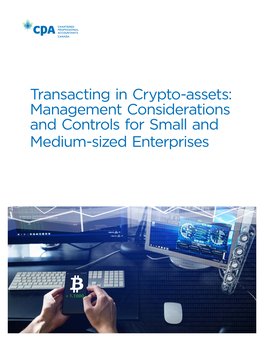 Transacting in Crypto-Assets: Management Considerations and Controls for Small and Medium-Sized Enterprises Ii