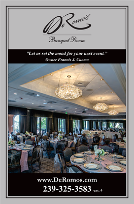 Deromo's Banquet Room