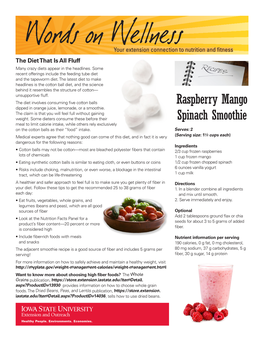 Raspberry Mango Spinach Smoothie