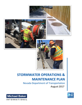 Stormwater Operations & Maintenance Plan NDOT August