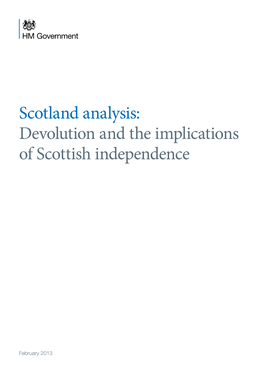 Devolution and the Implications of Scottish Independence
