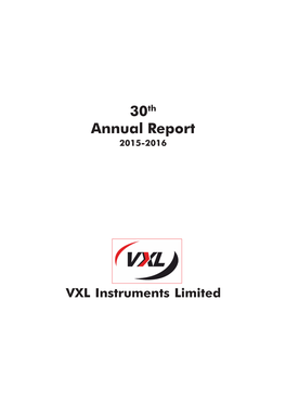 VXL Annual Report 2015