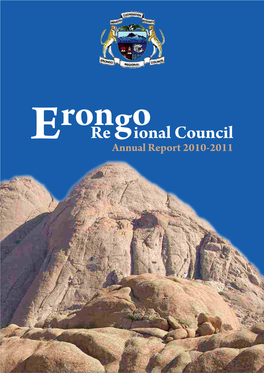 Annual Report 2010-2011 Erongo Regional Council