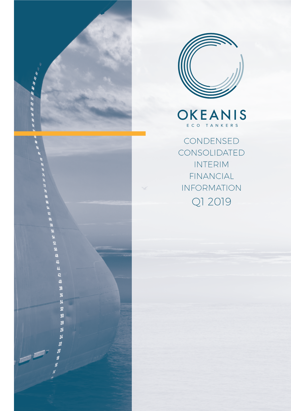 Q1 2019 2 Okeanis Eco Tankers Okeanis Eco Tankers Q1 2019 Report 3
