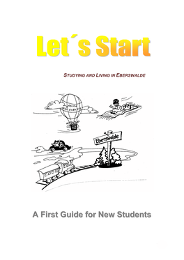 A First Guide for New Students