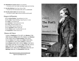 The Poet's Love