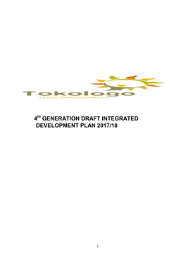 Generation Draft Integrated Development Plan 2017/18
